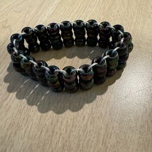 Hand made 3 row Kandi bracelet